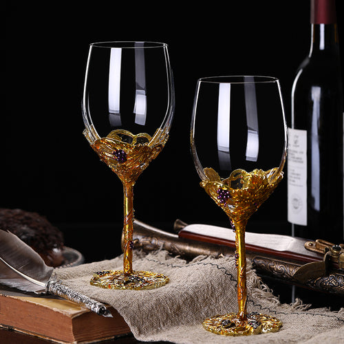 Crystal Wine Glass and Decanter Set European Style For Home Use