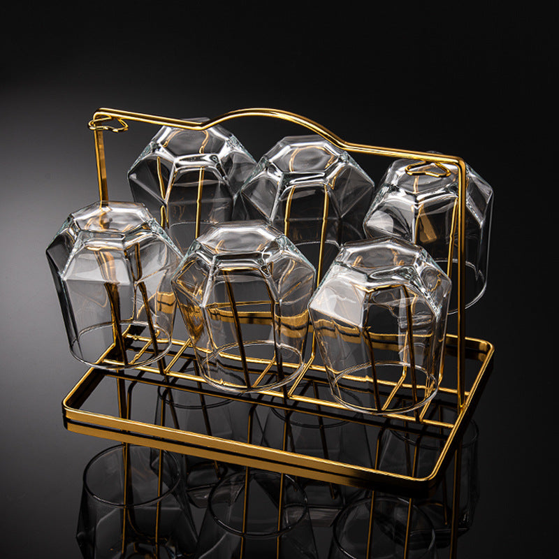 Handmade Crystal Wine Tumbler Glass For Home Use