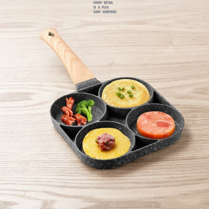 Four-Hole Non-Stick Mini Egg Frying Pan For Home Breakfast
