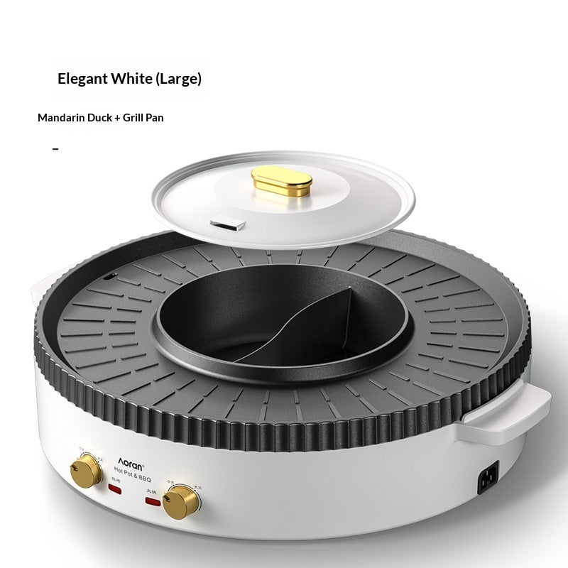 Multifunctional Electric Hot Pot and Grill Combo