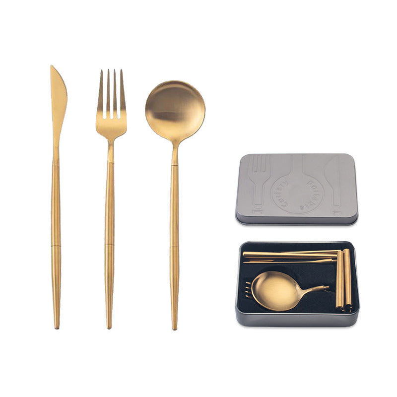 Portable Stainless Steel Cutlery Set for Travel