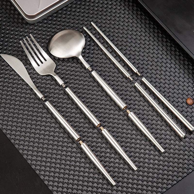 Portable Stainless Steel Cutlery Set for Travel