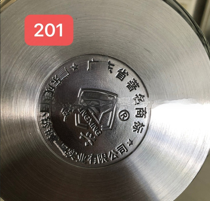 304 Stainless Steel High-Pressure Pot, 18-28cm, Gas and Induction Compatible