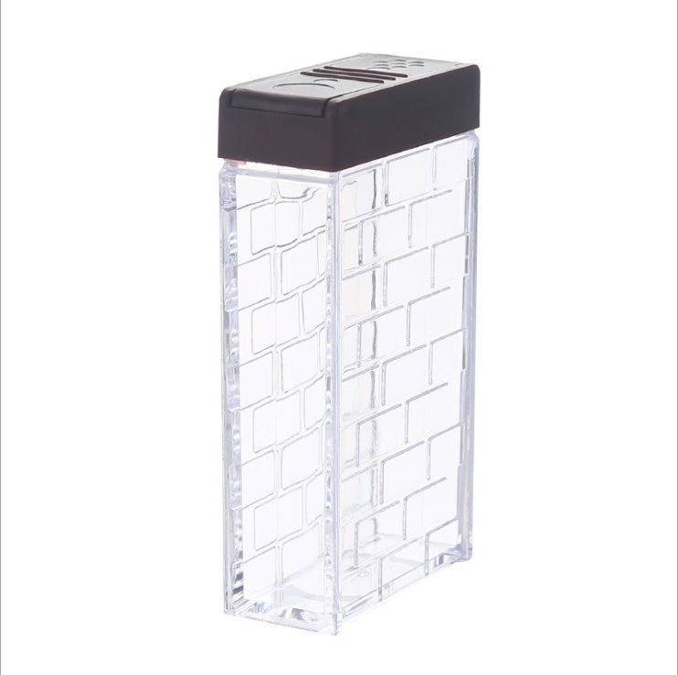Kitchen Spice Storage Box With Transparent Containers