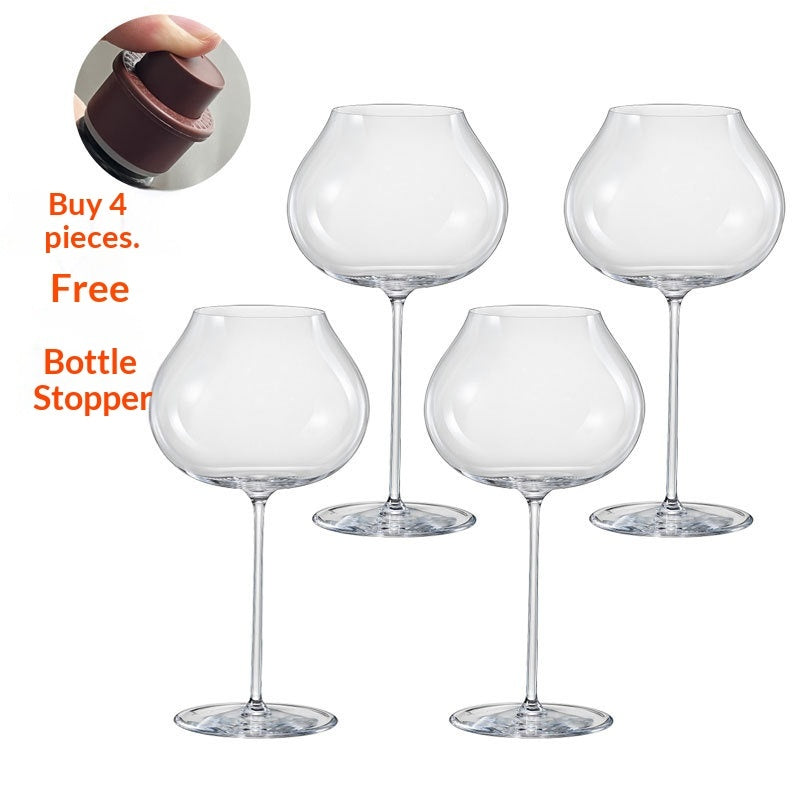 Hand-Blown Crystal Wine Glass For Home Use
