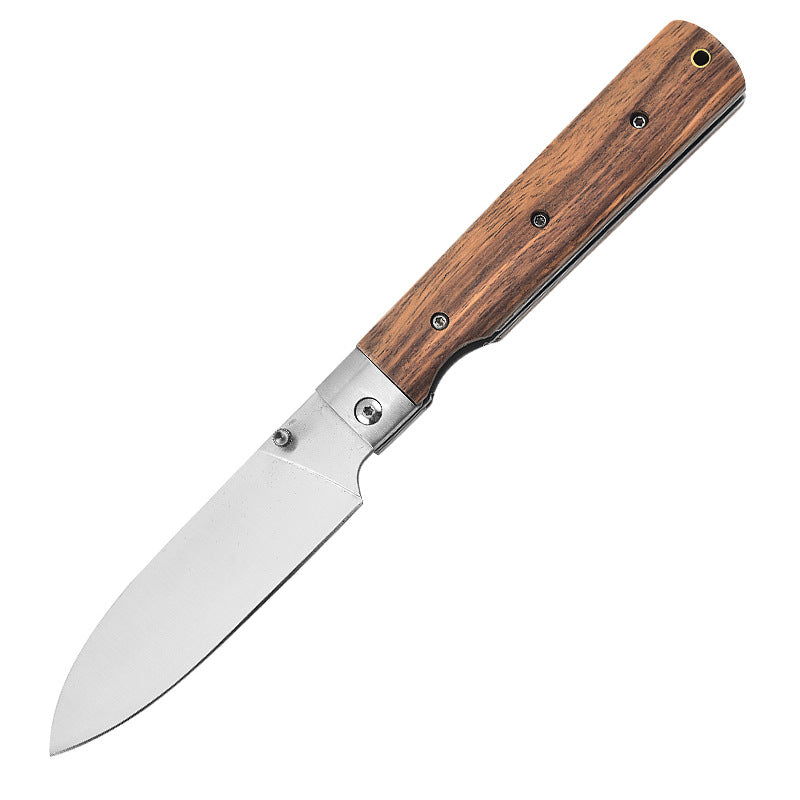 Household Kitchen Knife Set Including Bread and Folding Knives