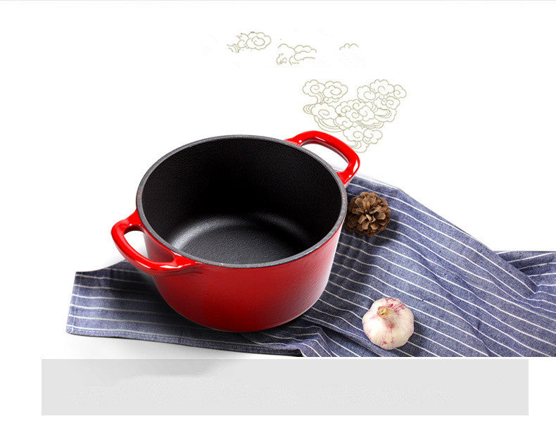 Enamel Cast Iron Stock and Stew Pot For Universal Use