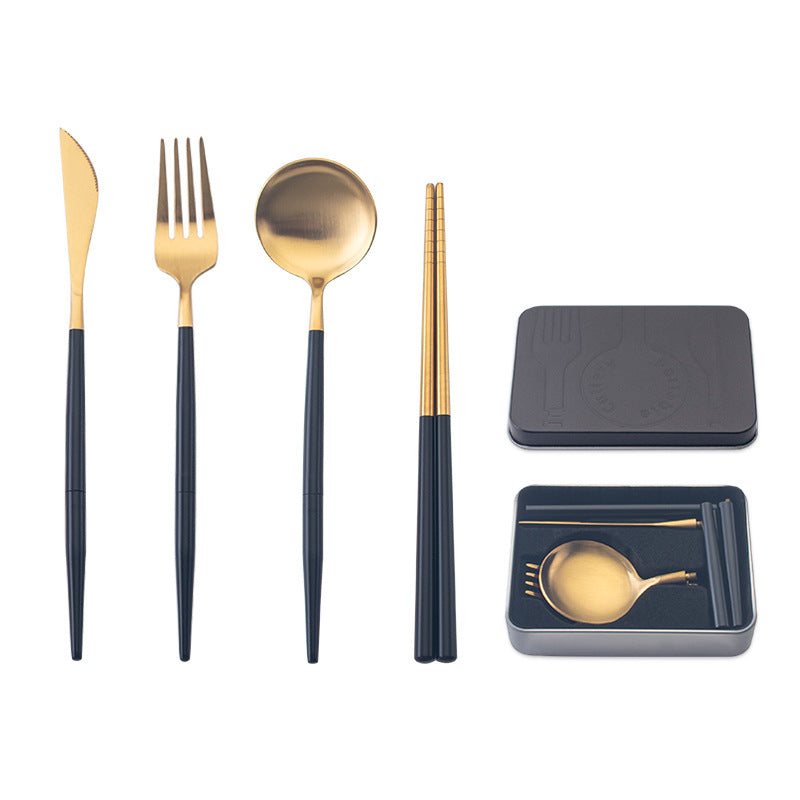 Portable Stainless Steel Cutlery Set for Travel