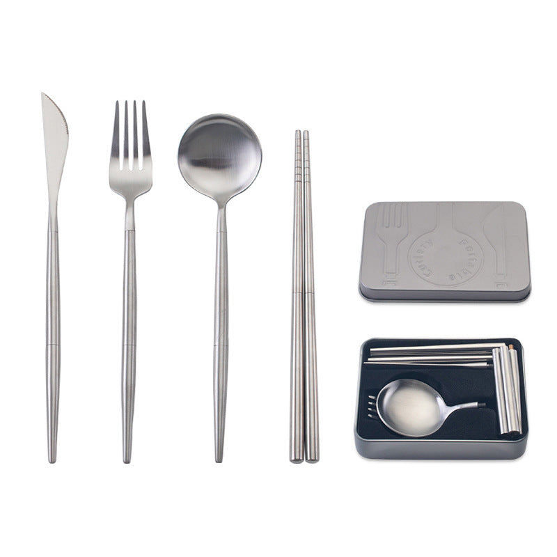 Portable Stainless Steel Cutlery Set for Travel