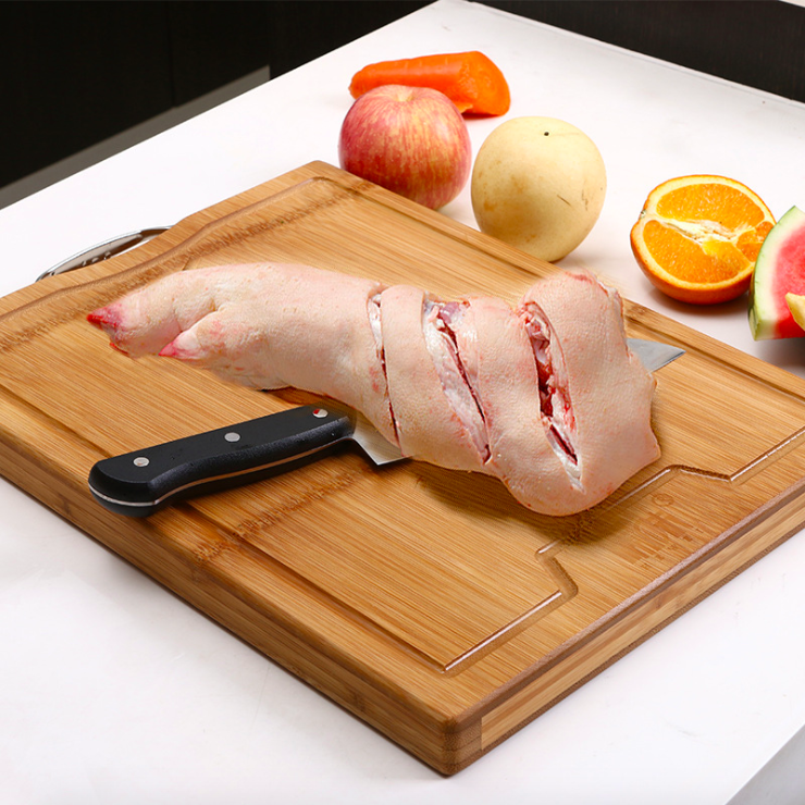 Carbonized Bamboo Cutting Board Durable Eco Friendly Kitchen Chopping Board