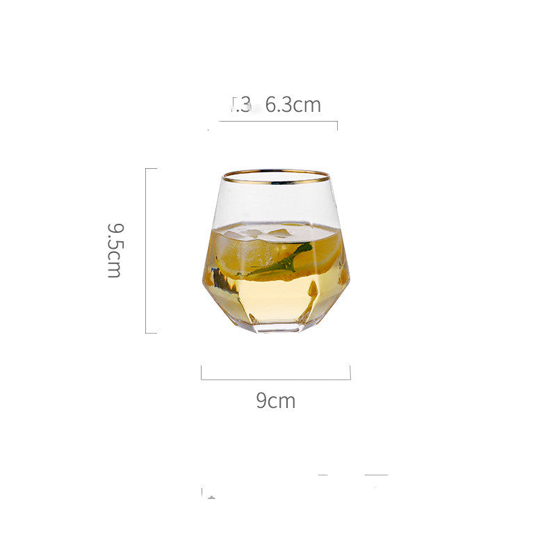 Luxury Crystal Red Wine Glass for Dinner and Parties