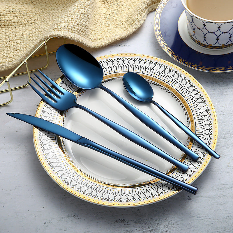 304 Stainless Steel Western Cutlery Set For Kitchen Use