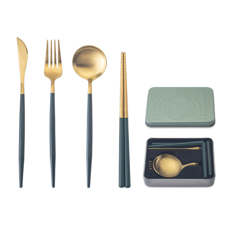 Portable Stainless Steel Cutlery Set for Travel