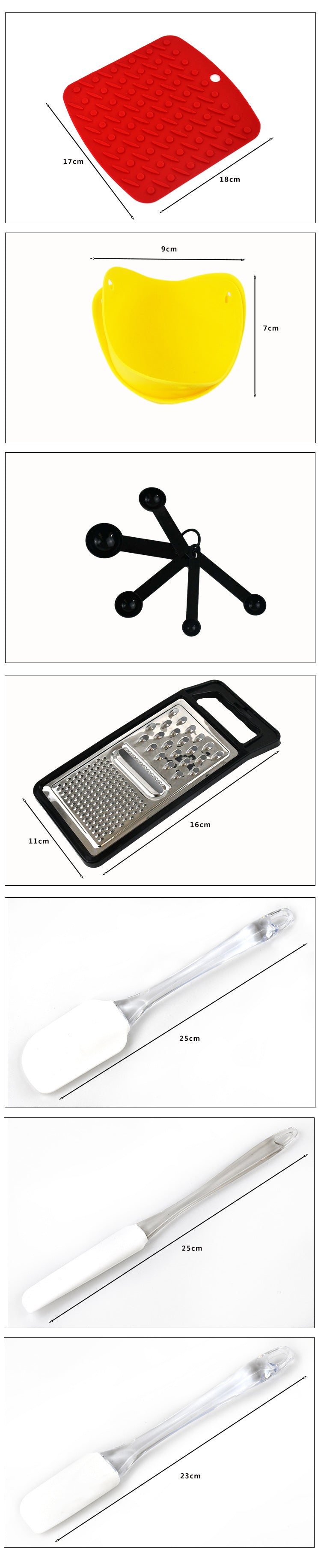 44-Piece Non-Stick Nylon Spatula and Spoon Kitchen Set