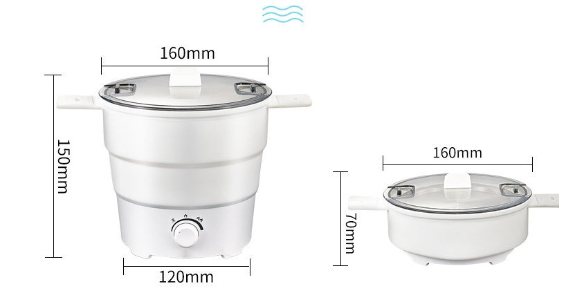 Multifunctional Mini Electric Cooker For Noodles, Rice, and Travel Use