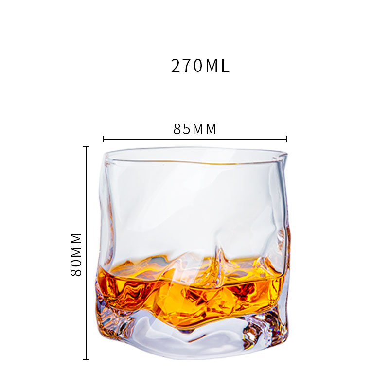 Handmade Crystal Wine Tumbler Glass For Home Use
