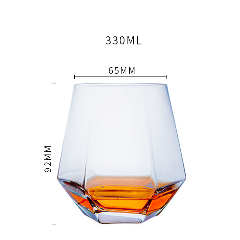 Handmade Crystal Wine Tumbler Glass For Home Use