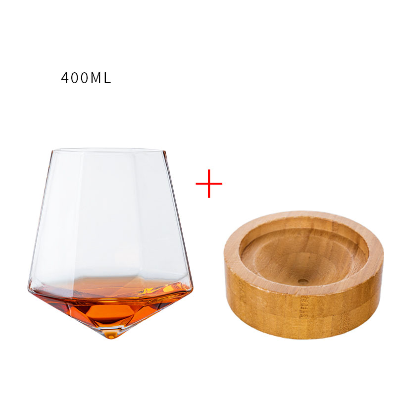 Handmade Crystal Wine Tumbler Glass For Home Use