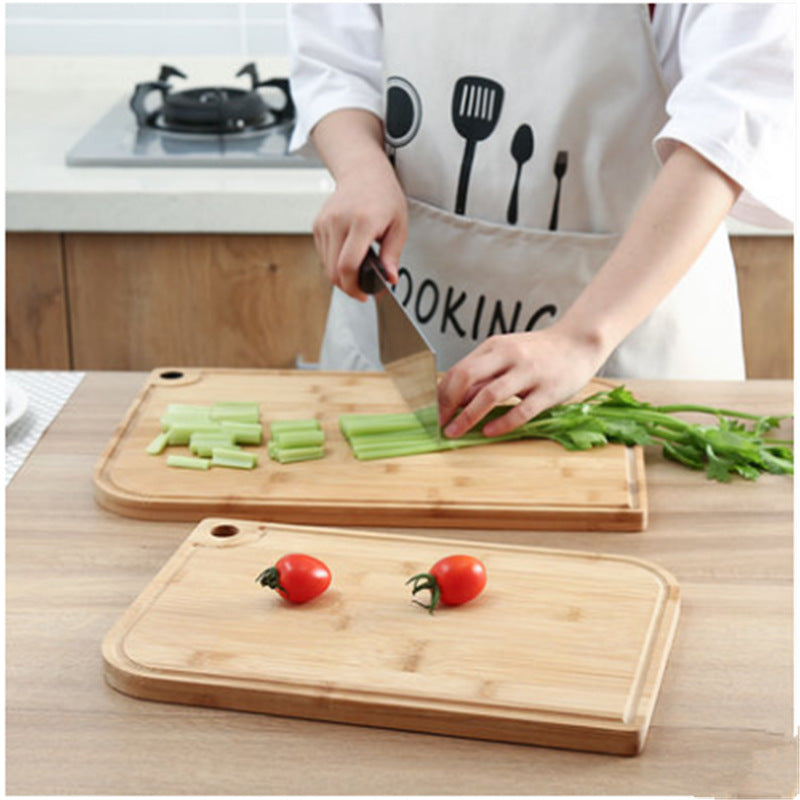 Chinese-Style Thick Solid Wood Cutting Board For Kitchen Use