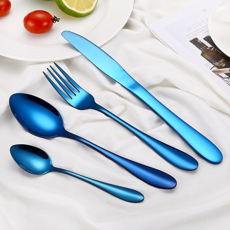 4-Piece Portable Cutlery Set For Travel And Home Use