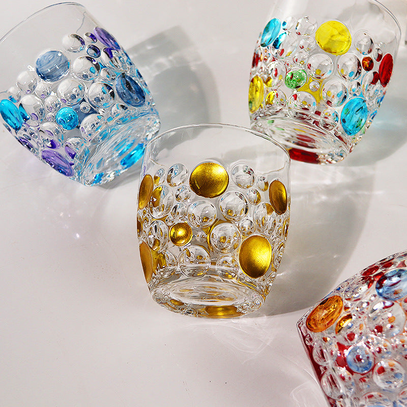 Crystal Diamond Whiskey and Wine Glass For Home Use