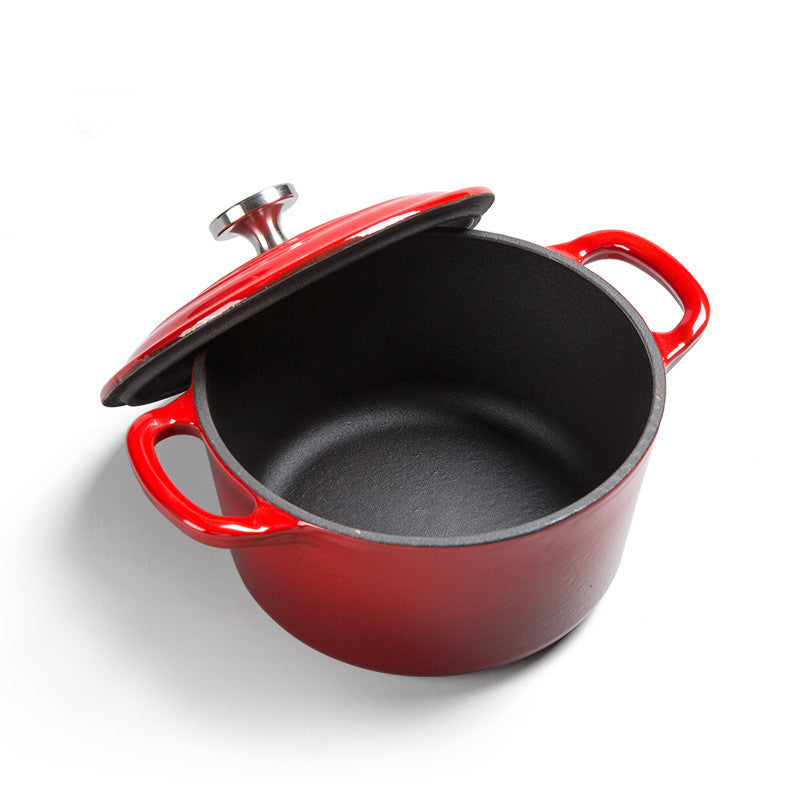 Enamel Cast Iron Stock and Stew Pot For Universal Use
