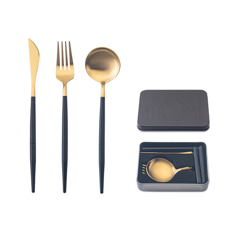 Portable Stainless Steel Cutlery Set for Travel