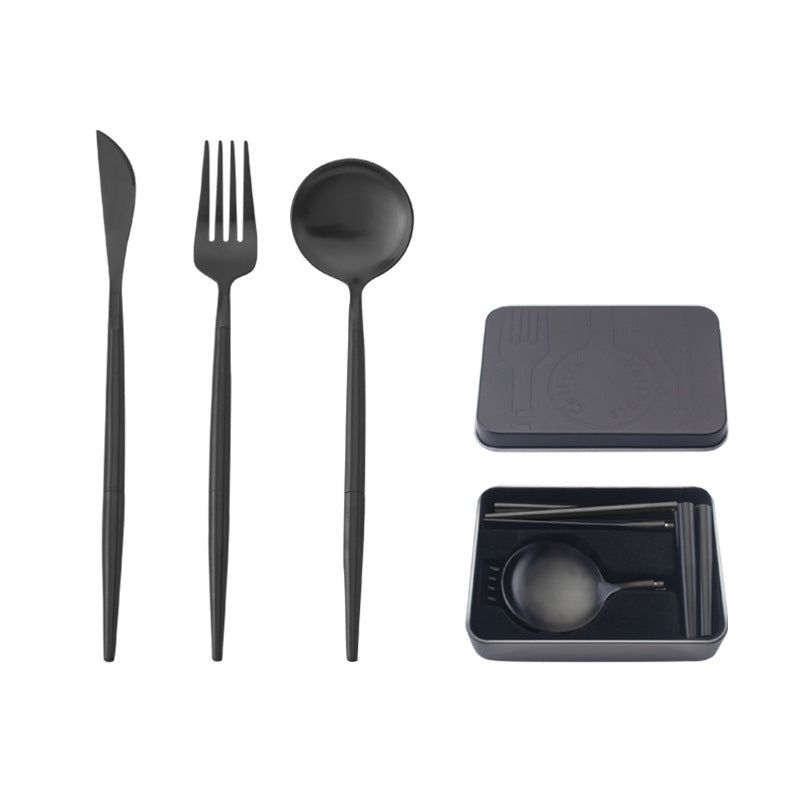 Portable Stainless Steel Cutlery Set for Travel
