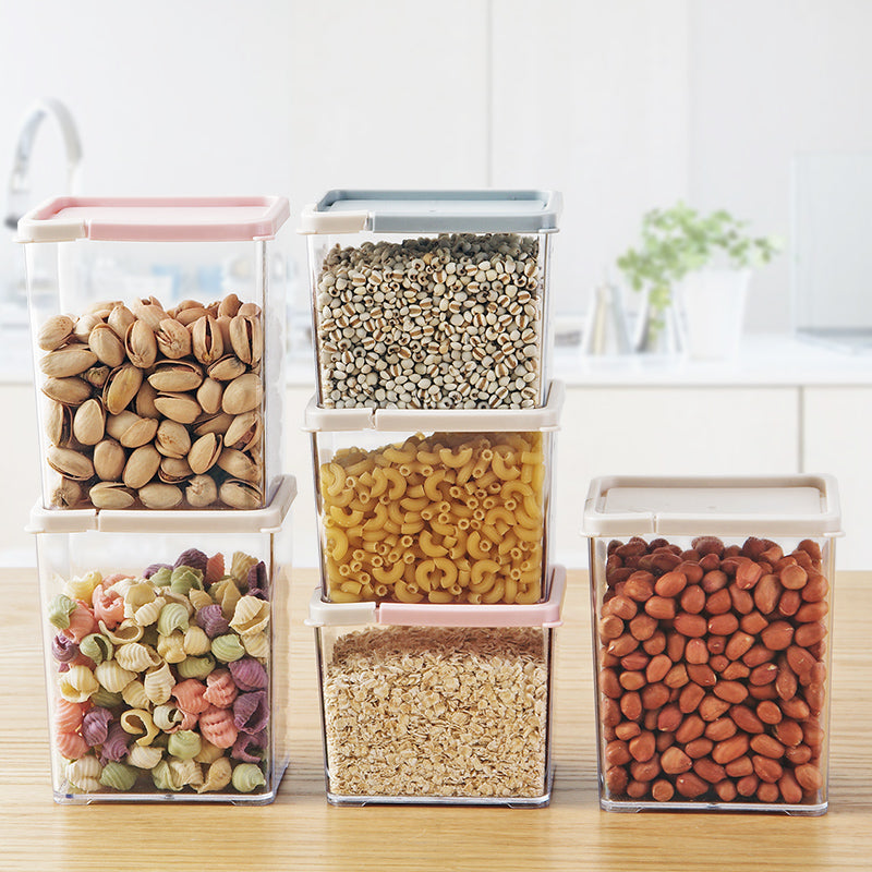 Transparent Plastic Storage Box for Kitchen Organization