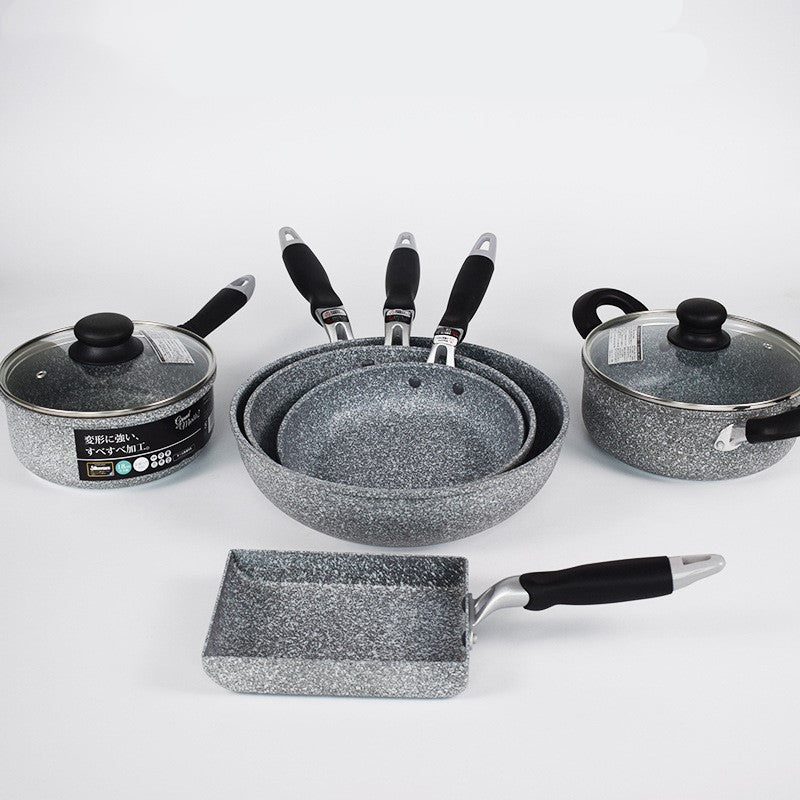 Japanese-Style Maifan Stone Non-Stick Frying Pan
