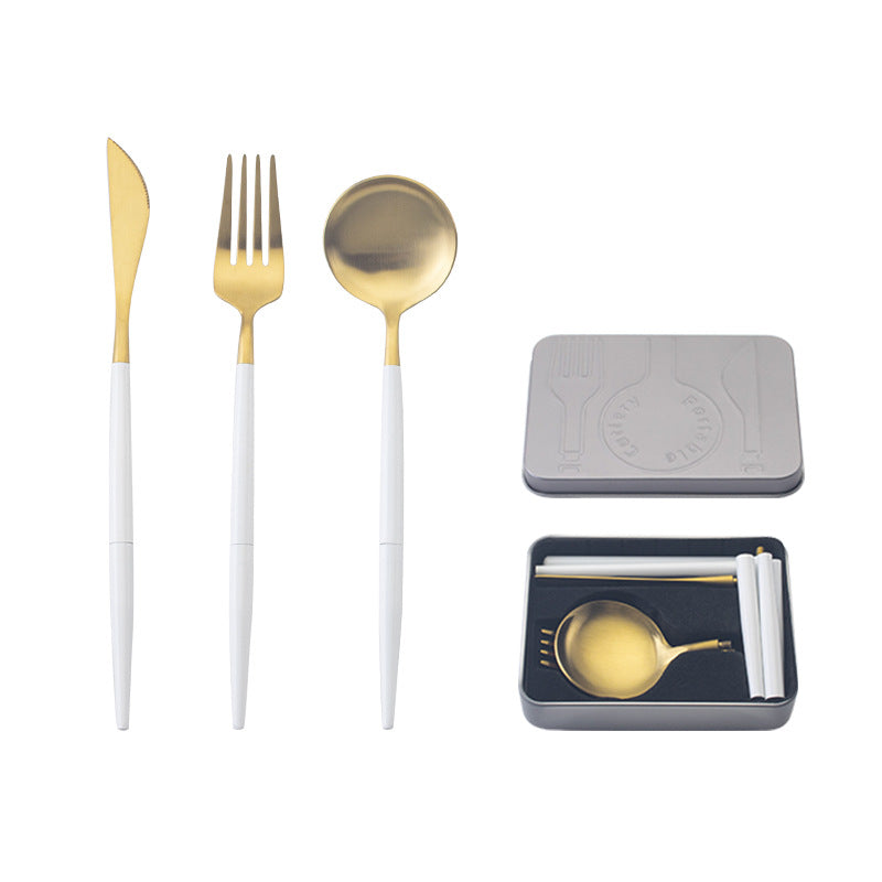 Portable Stainless Steel Cutlery Set for Travel
