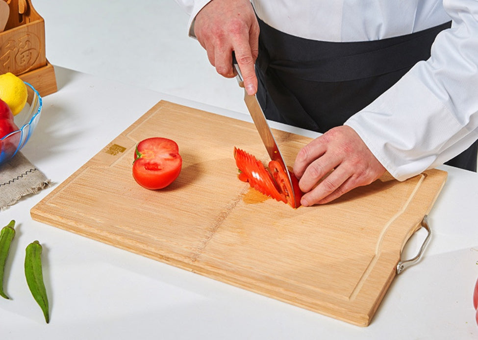 Carbonized Bamboo Cutting Board Durable Eco Friendly Kitchen Chopping Board