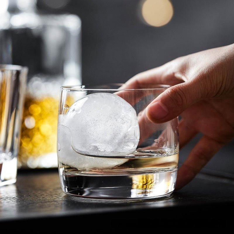 Lead-Free Crystal Whisky Tumbler Heavy-Duty Household Drinking Glass