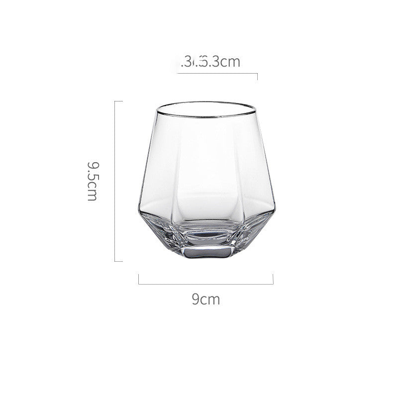 Luxury Crystal Red Wine Glass for Dinner and Parties