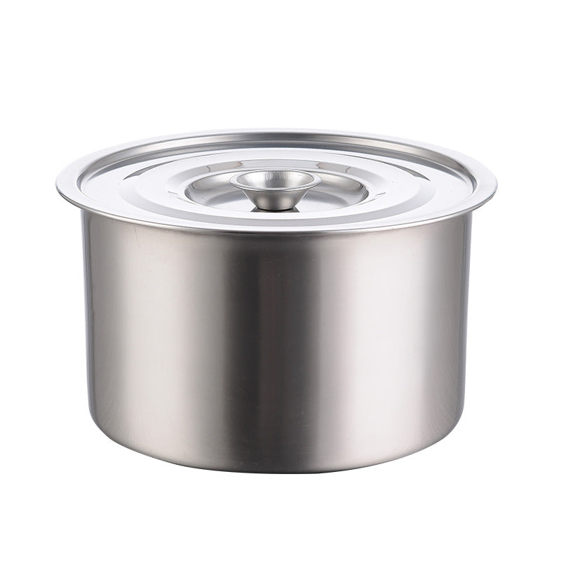 Stainless Steel Non-Magnetic Stock Pot with Seasoning Box