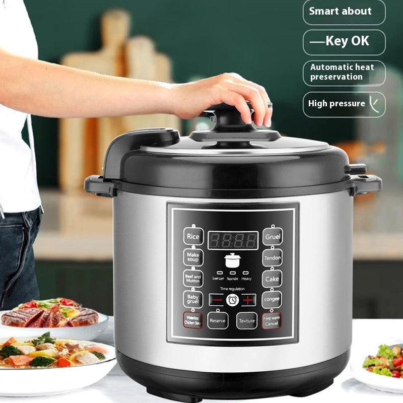 5L Multifunctional Electric Pressure Cooker With Timer For Home Use