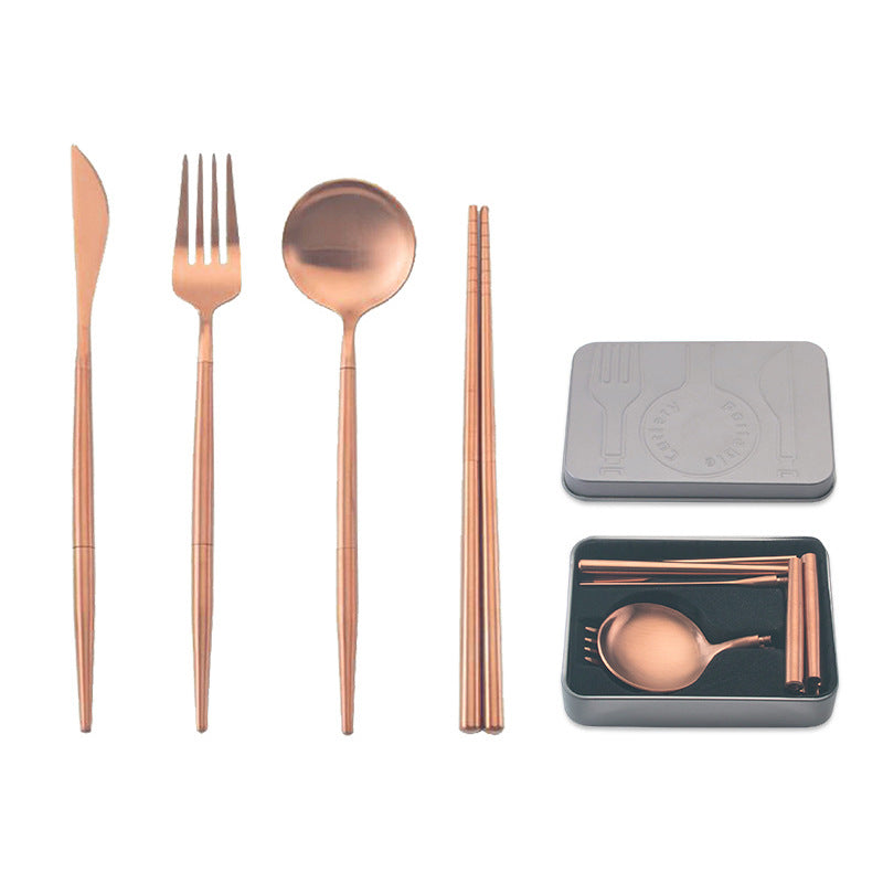 Portable Stainless Steel Cutlery Set for Travel