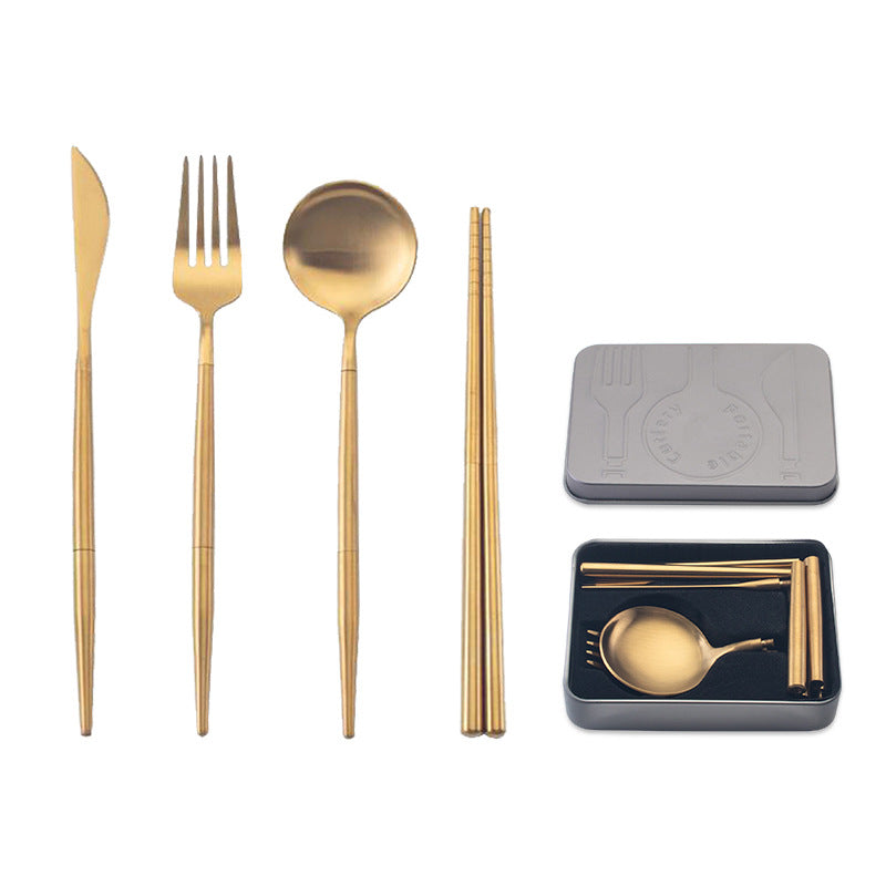 Portable Stainless Steel Cutlery Set for Travel