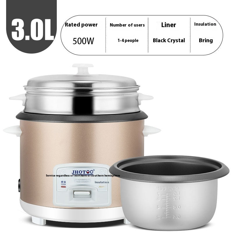 3L Electric Rice Cooker Large Capacity for Household Use