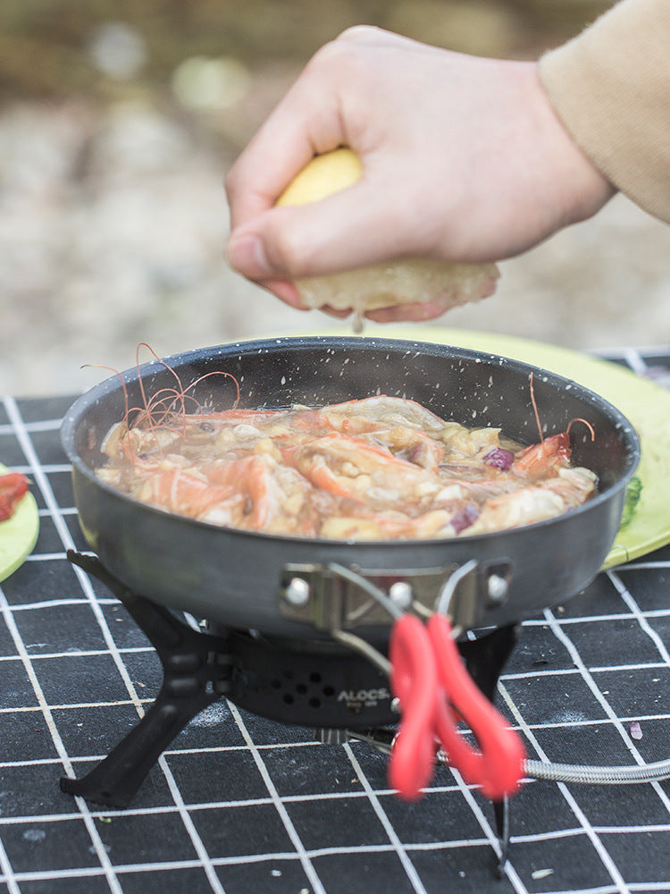 Alocs Non-Stick Medical Stone Frying Pan For Home and Outdoor Use