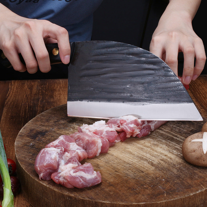 Forged Hammered Stainless Steel Kitchen Knife Set For Bones And Vegetables