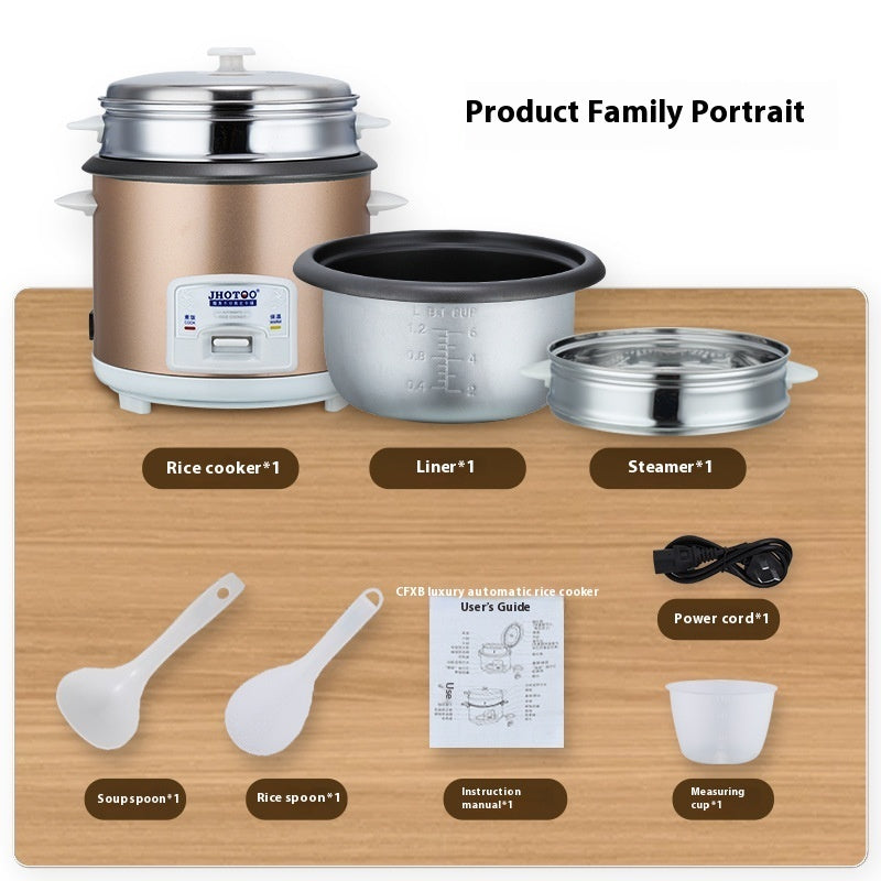3L Electric Rice Cooker Large Capacity for Household Use