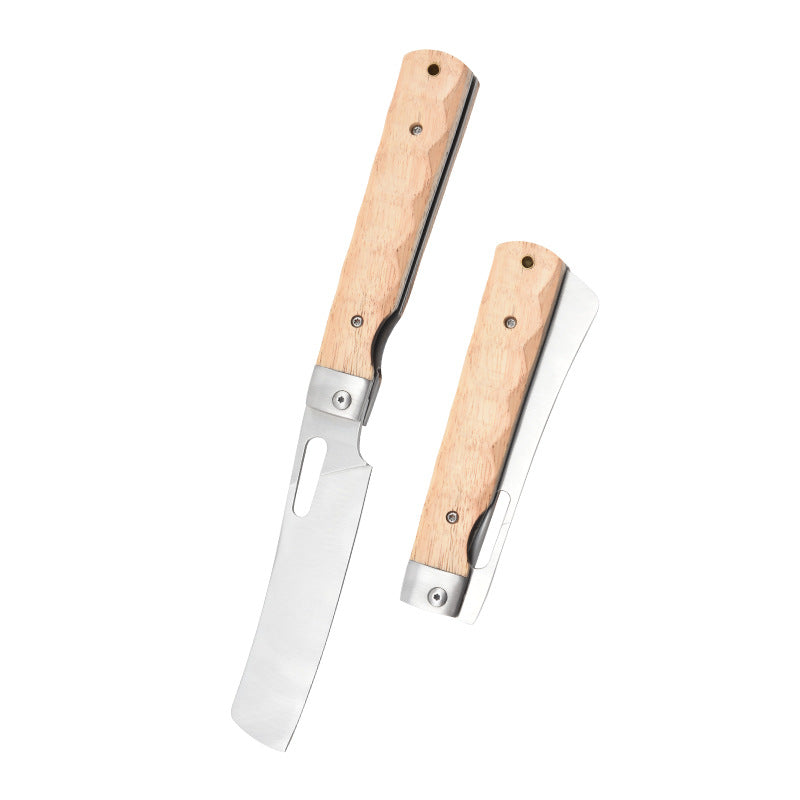 Household Kitchen Knife Set Including Bread and Folding Knives
