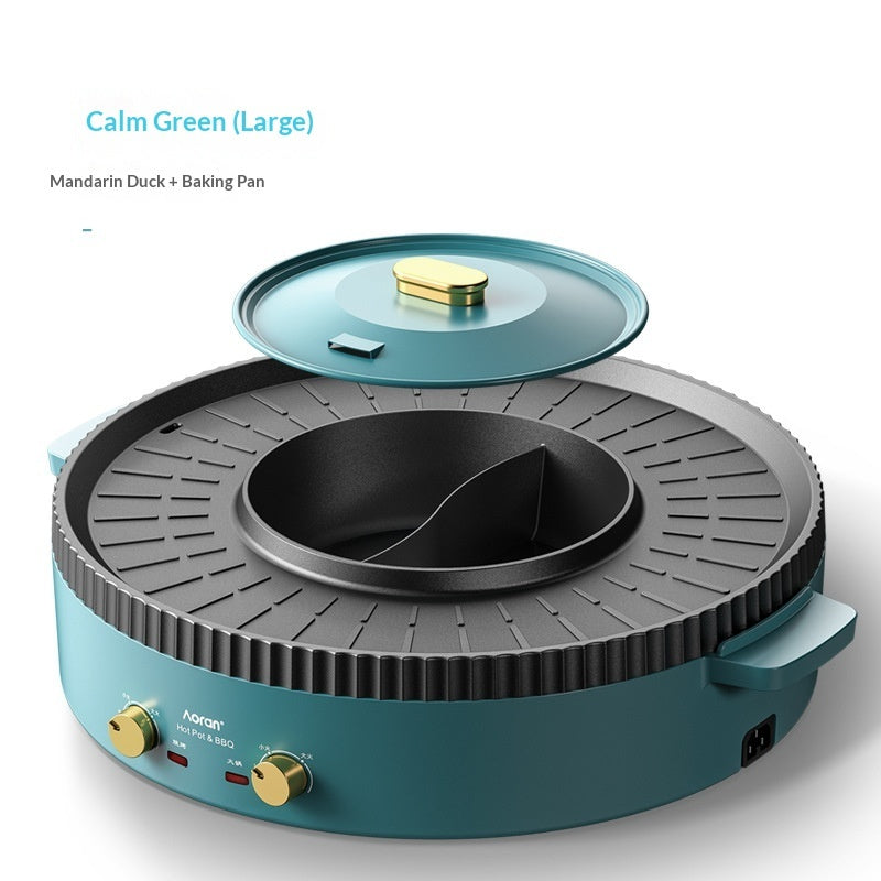 Multifunctional Electric Hot Pot and Grill Combo