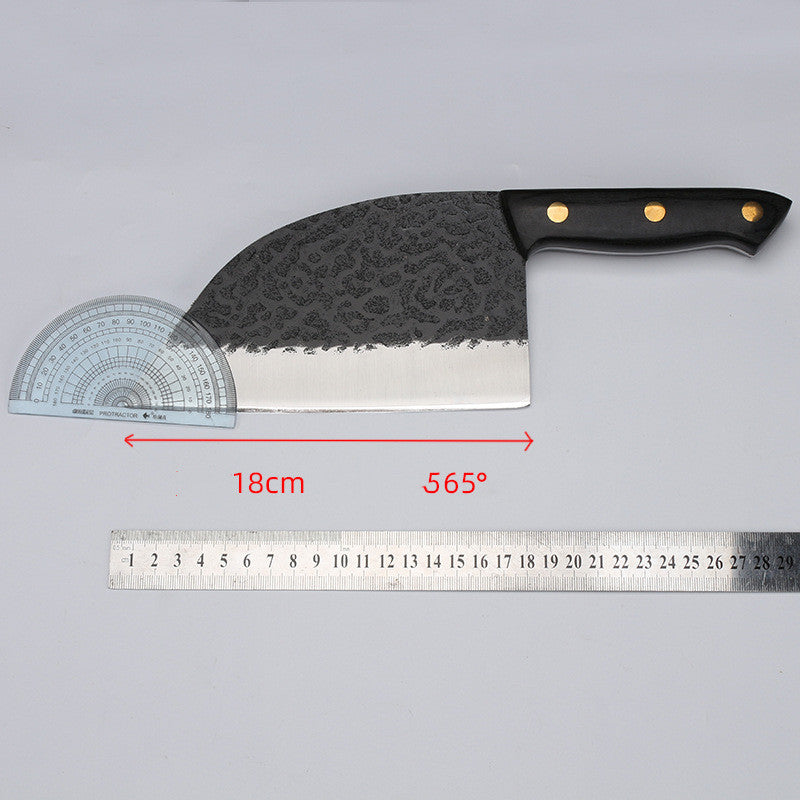 Forged Hammered Stainless Steel Kitchen Knife Set For Bones And Vegetables