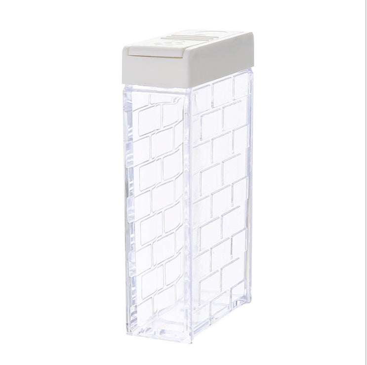 Kitchen Spice Storage Box With Transparent Containers