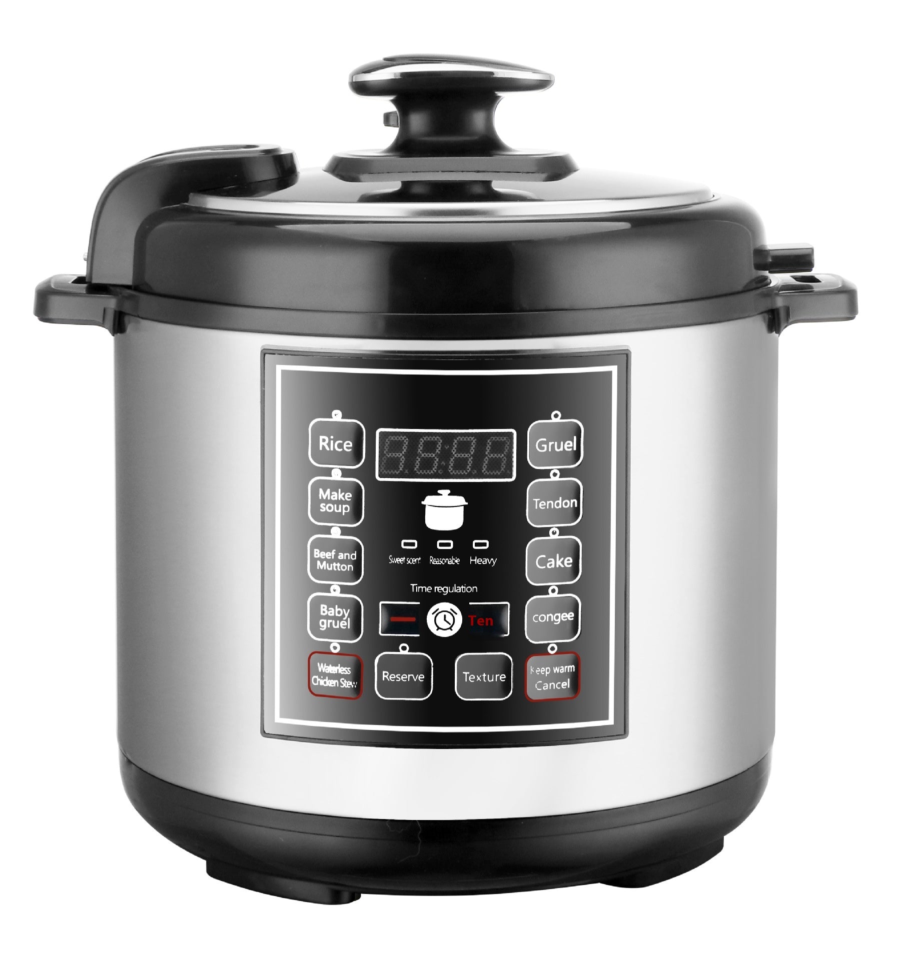 5L Multifunctional Electric Pressure Cooker With Timer For Home Use
