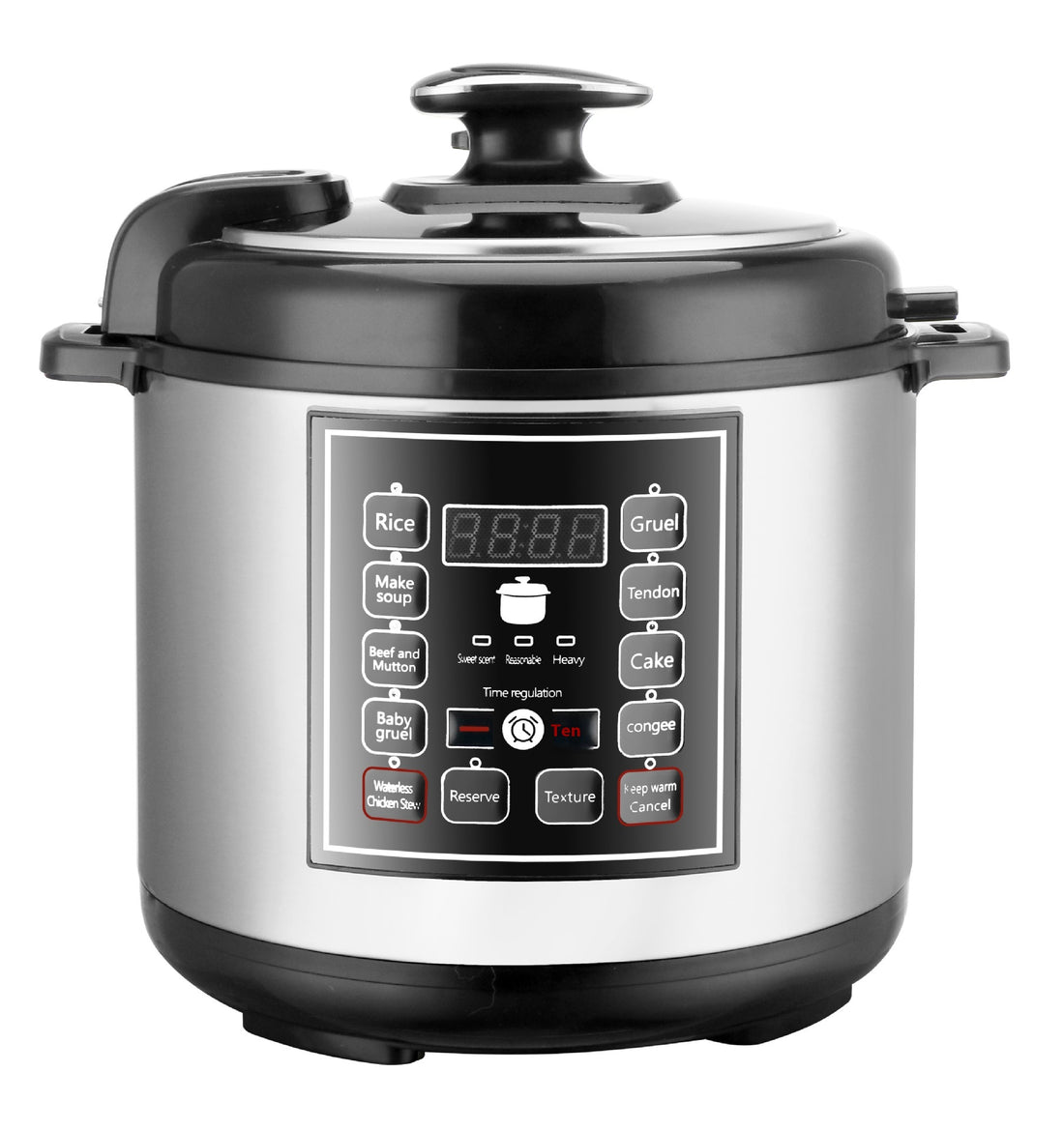 5L Multifunctional Electric Pressure Cooker With Timer For Home Use