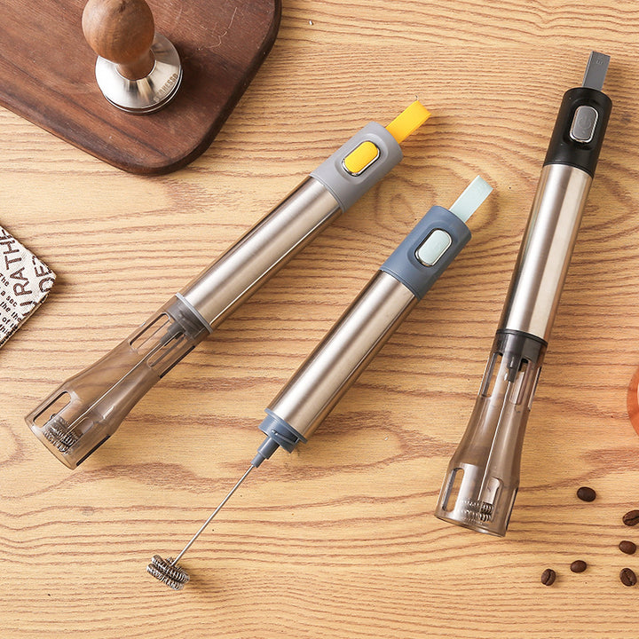 Portable Electric Foam Maker for Kitchen Baking and Drinks