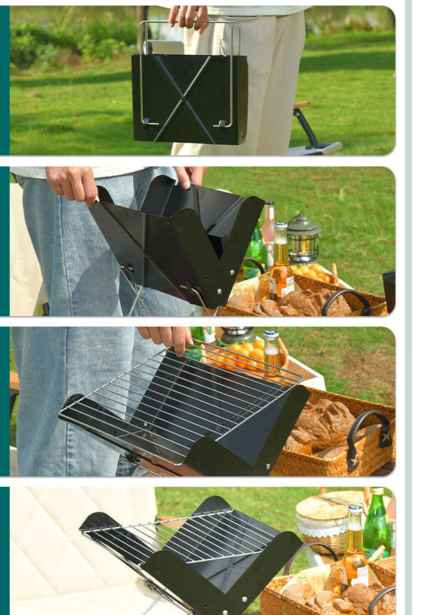 Portable Outdoor Barbecue Grill for Camping